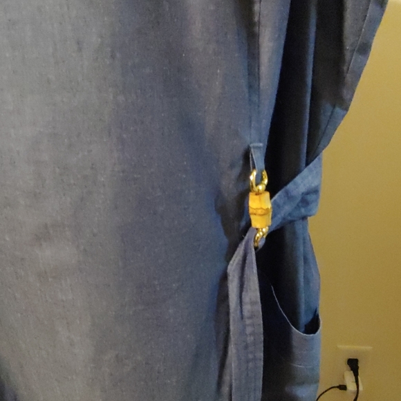 Denim Lined Dress - Picture 3 of 5